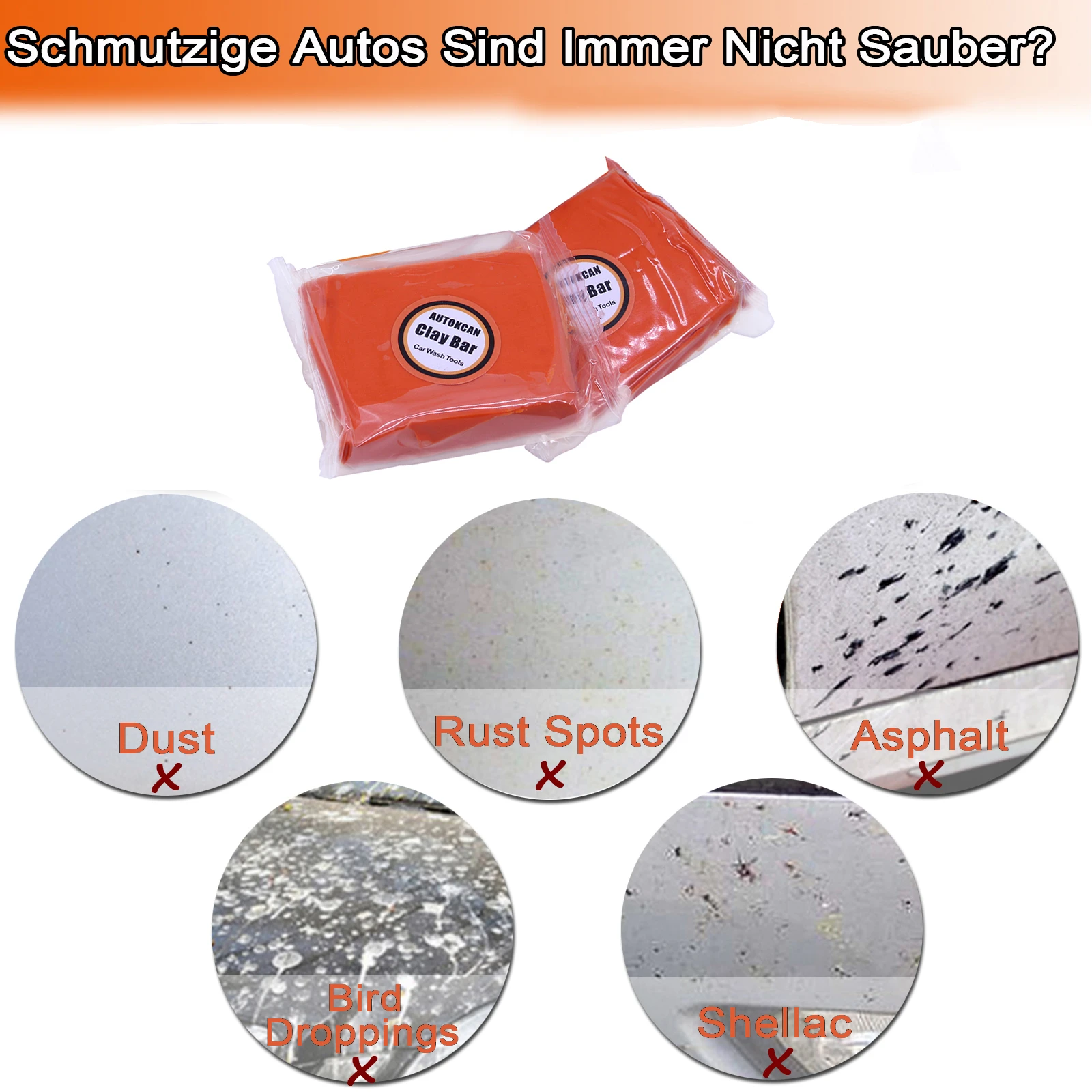 Глина для мытья автомобиля 200 г