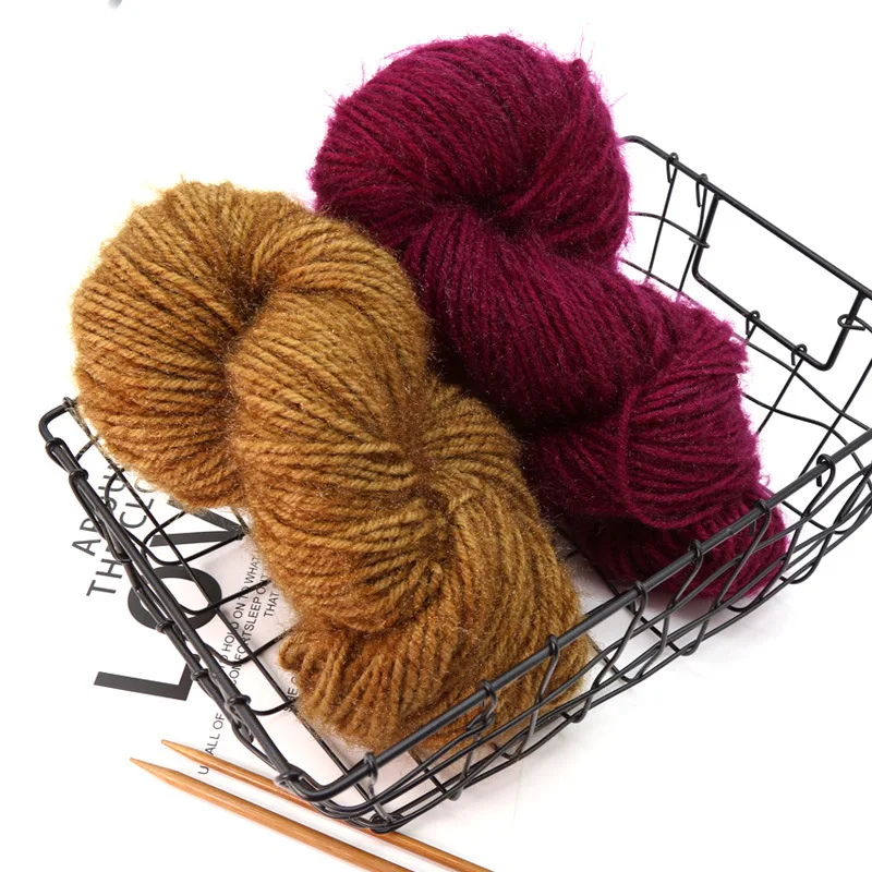 1 шт. 150 г/моток Пряжа из бурых хвостатых белок Яркий шелковый флис Ручная вязка шапки, шарфа, пальто для мужчин и женщин Грубая вязка.