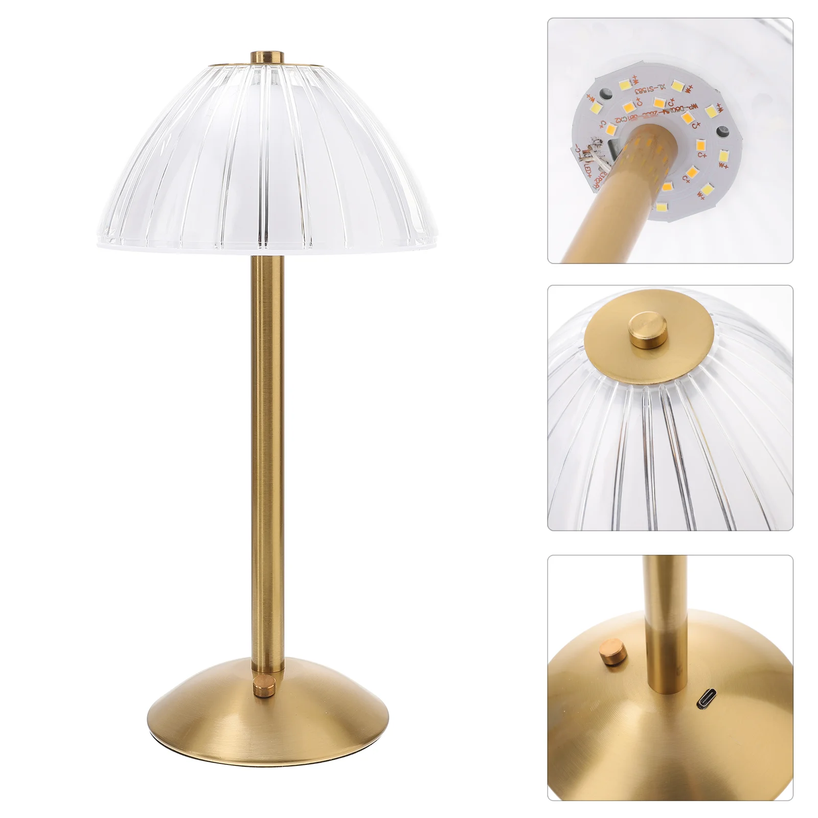 

Retro Night Light Vintage Dimmable LED Table Lamp Mushroom Table Lamp for Bedside Nightstand Restaurant