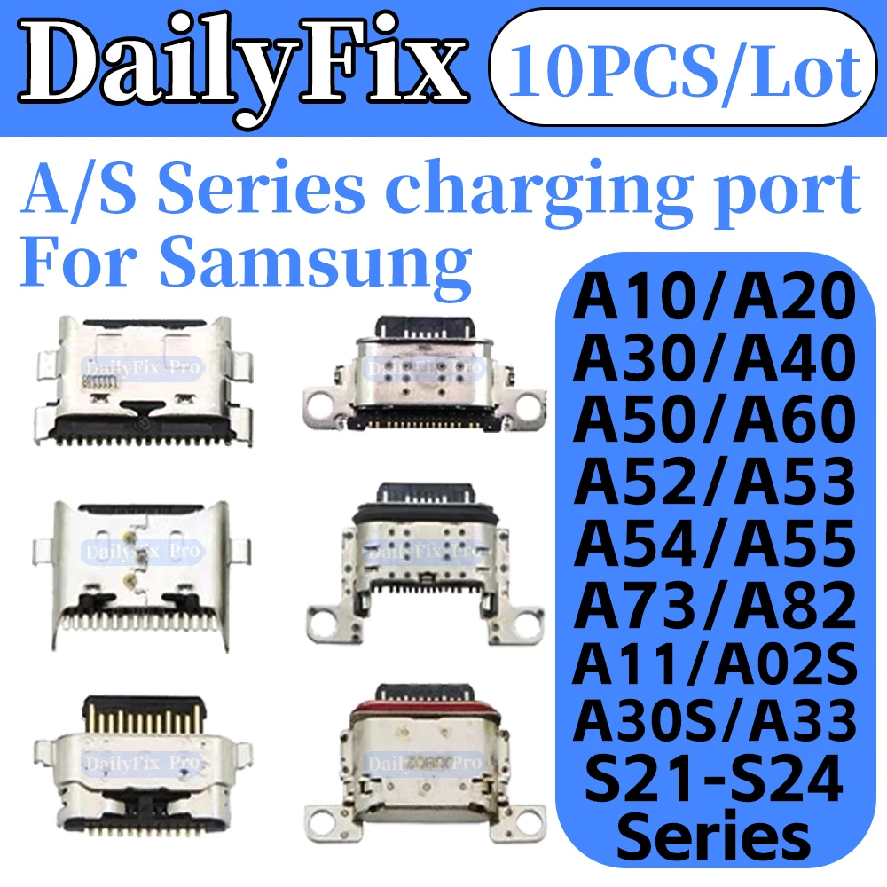 Фото Для Samsung A20 A30 A40 A50 A60 A52 A53 A4 A55 A72 A73 A11 A02S S21 S22PLUS S23ultra S24 T500 C9 A9S нижний USB-порт телефона №4