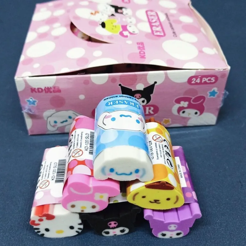 Новинка ластик коричной Мелоди Kuromi Purin школьные принадлежности мультяшный аниме