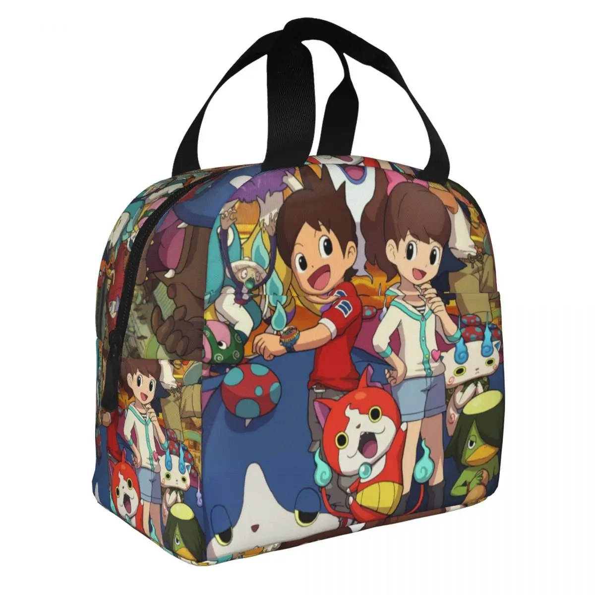 Yo Kai Watch Lunch Bento Bags Portable Aluminum Foil thickened Thermal Cloth Lunch Bag for Women Men Boy