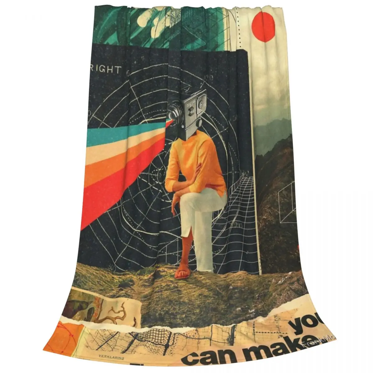 Вы можете сделать это правильное одеяло покрывало на кровать дорожные пушистые