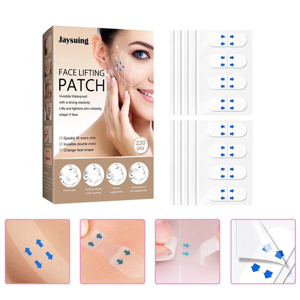 

120Pcs Salon Home Face-lifting Patch Practical Face Caring Sticker