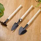 Лопата, искусственная мини-Садовая ручка, маленькая многофункциональная лопатка с нескользящей деревянной ручкой