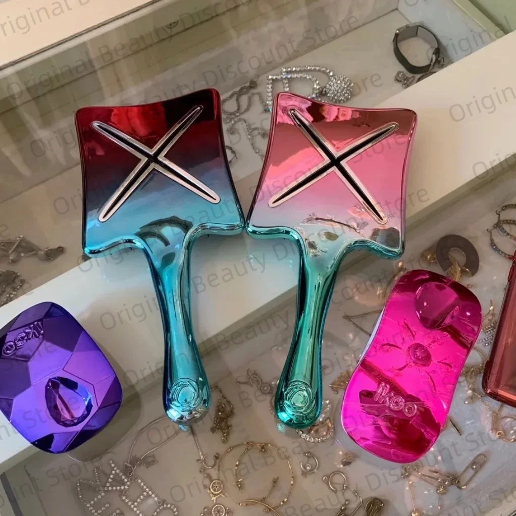 

Немецкая Роскошная металлическая лопастная щетка для парикмахерской с вентиляционными волосами, профессиональная эргономичная щетка для прямых волос