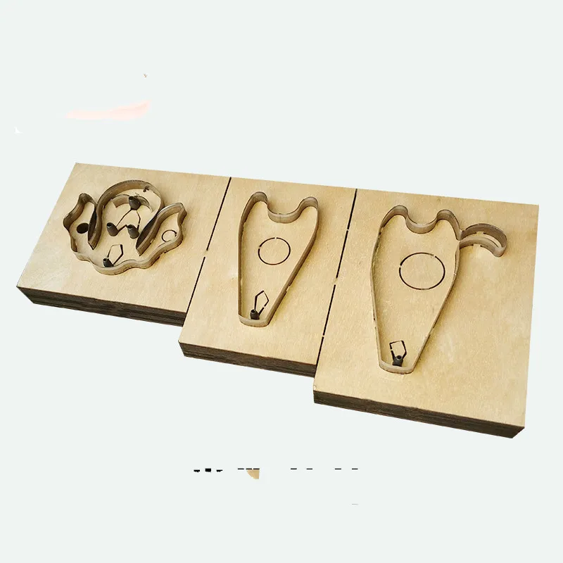 Japan Steel Blade DIY Leather Craft Mini Dog Key Ring Decor Template Die Cutter Cutting Knife Mould Hand Machine Punch Tool