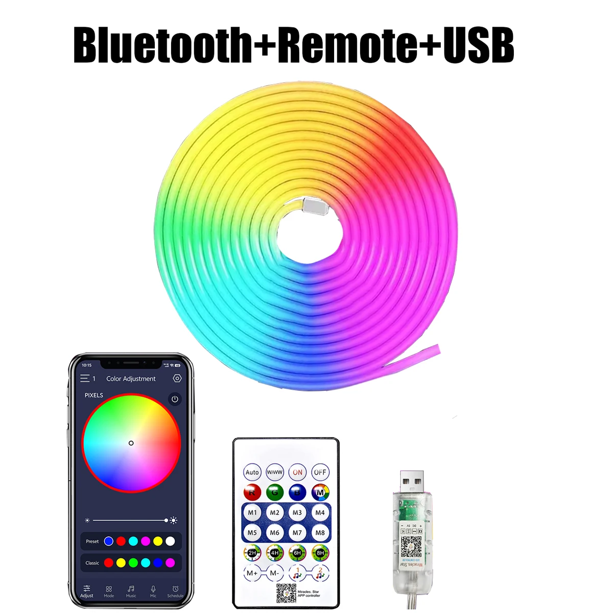 

WELPUR RGB+IC Неоновая Лента 5В
