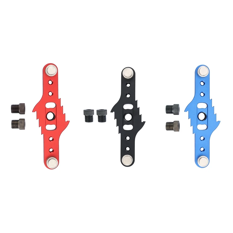 

2In1 Center Punch Locator High Precision Self Center Dowel Jig 6-10Mm Hole Drilling Guide Kit Hole Drilling Locator