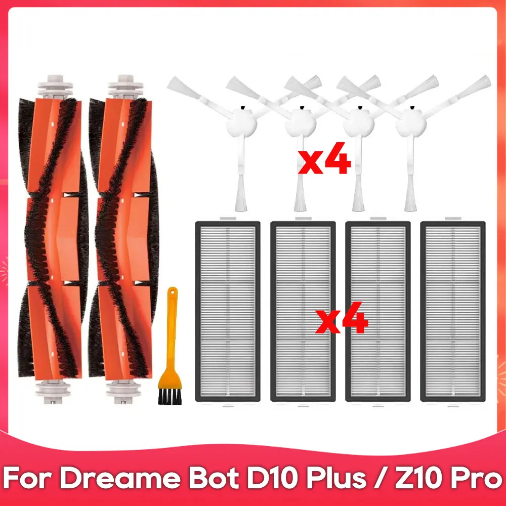 

Совместимо с ( Dreame Bot D10 Plus / RLS3D / Z10 Pro / L10 Plus ) Ролик, боковая щетка, фильтр, швабра, мешок для пыли, аксессуа