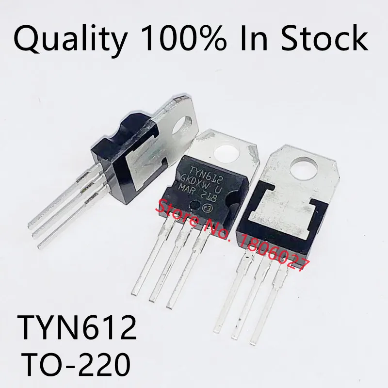 

10pcs/lot TYN612 TO-220 600V / 12A / 1W unidirectional thyristor