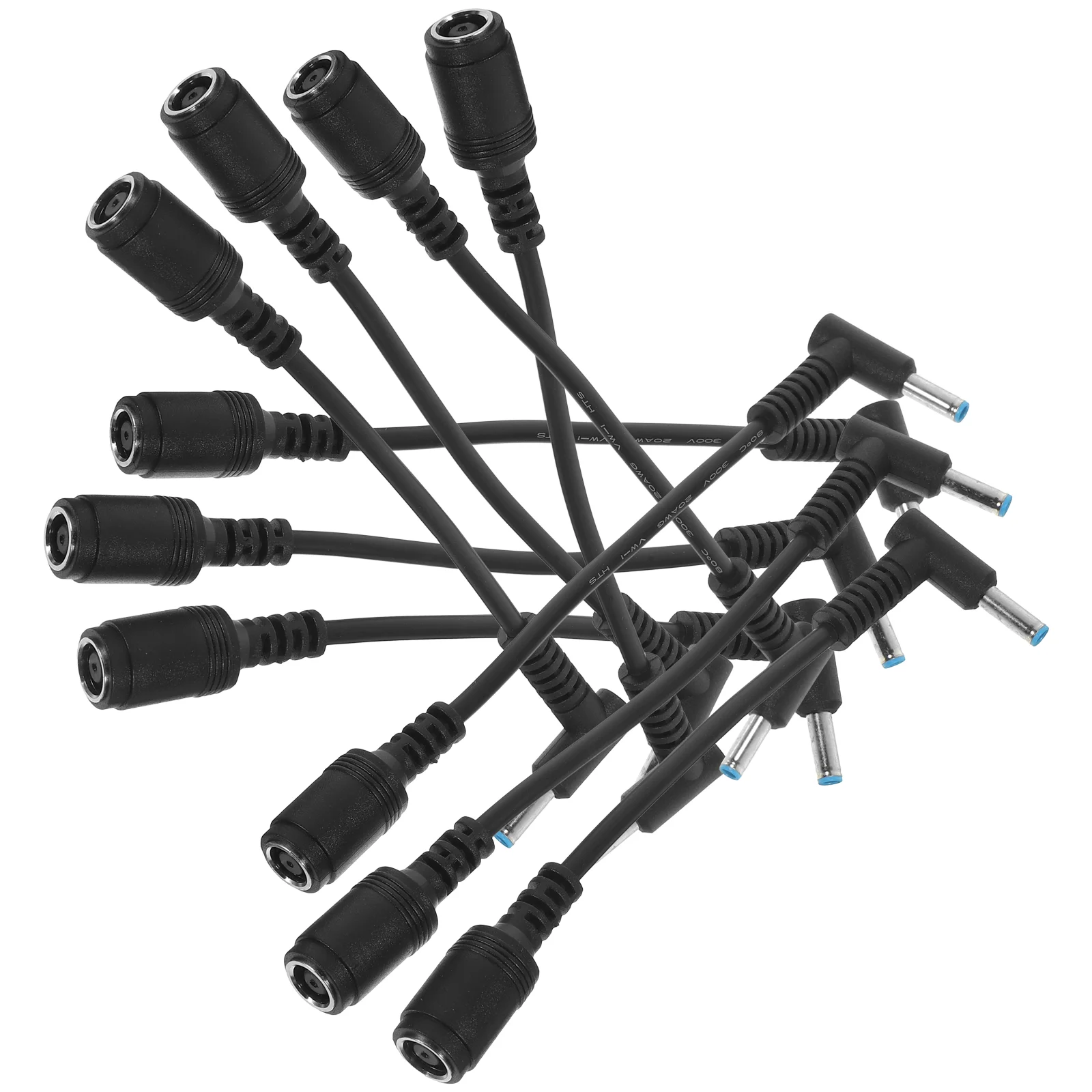 

10pcs Laptop Charging Cable Adapter Tip Adapter 74mm Female to 45mm Male Converter Cable