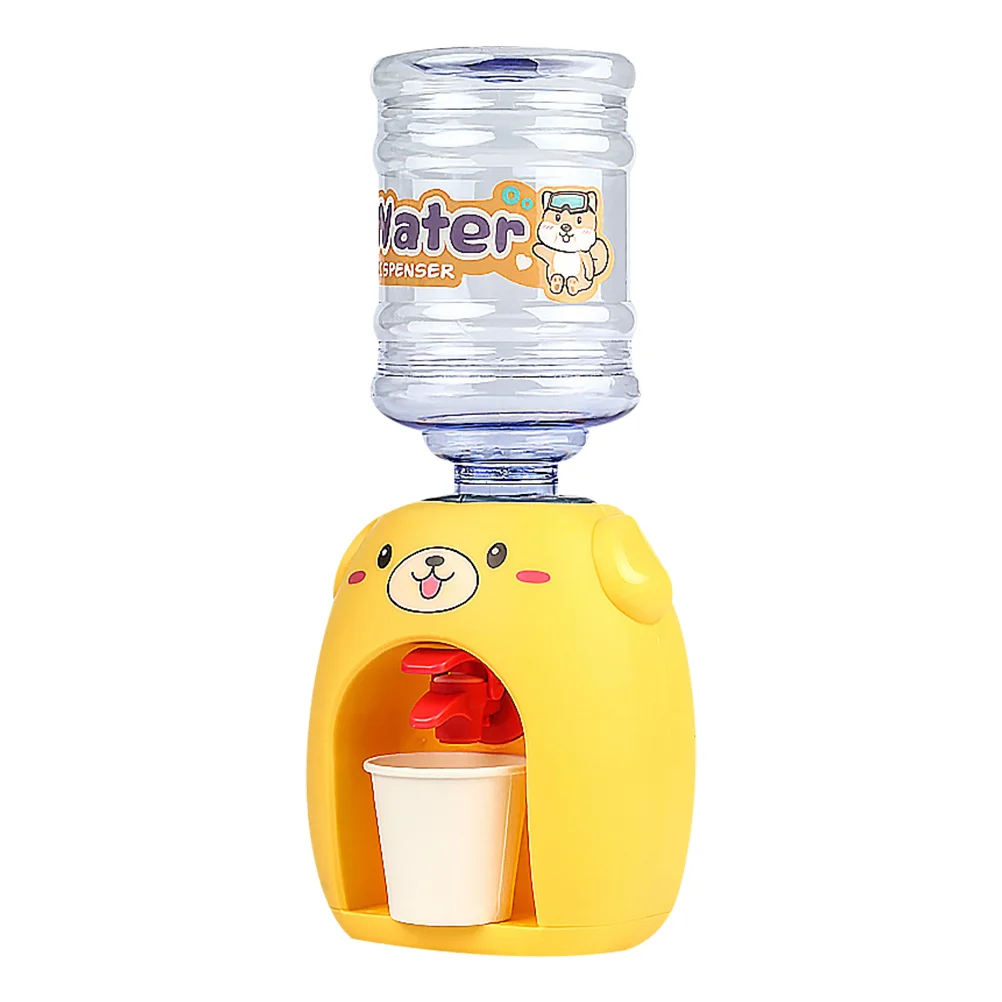 

1 Set Kids Water Dispenser Cartoon Drink Machine Pretend Play Kids Educational Plaything