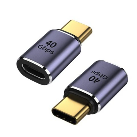USB-C переходник CY 90 градусов 40 Гбит/с 100 Вт