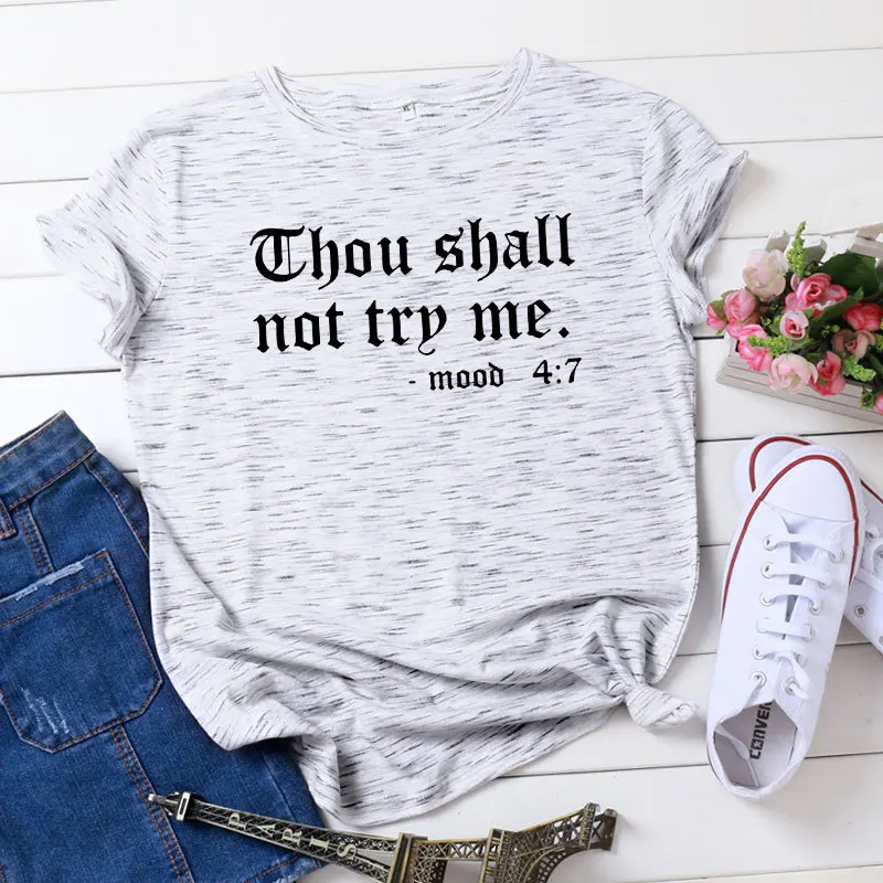 

Женская хлопковая футболка с коротким рукавом и круглым вырезом