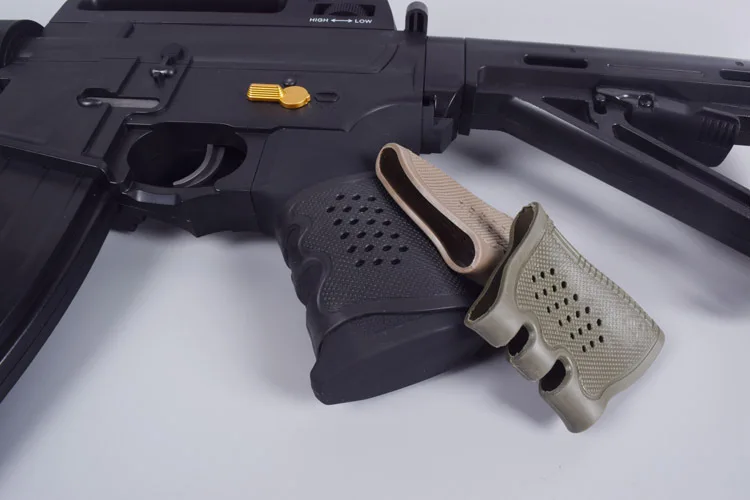 Tactical Rubber Grip Sleeve Anti-Slip Glove Holster Protect Cover Hunting Gun Accessories |