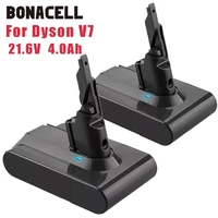 bonacell 21 6v 4 0ah li lon rechargeable battery for dyson v7 fluffy v7 animal v7 pro vacuum cleaner replacement l70