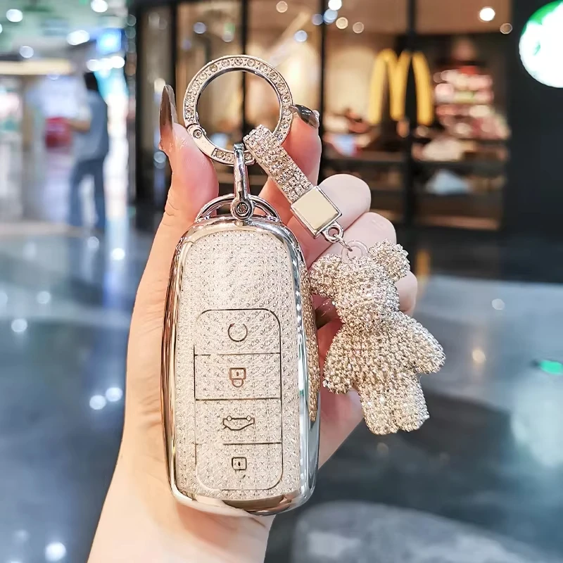 

Подходит для Chery Tiggo 8pro Чехол для ключей Arrizo 8 Tiggo 9 7plus Exeed Rx Omoda 5 TJ-1 Fulwin a8 Чехол для ключей Брелок для ключей Chery