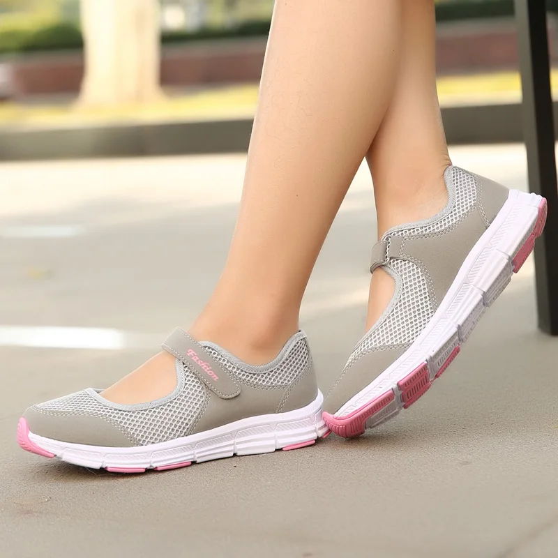 Women's Sneakers Women Walking Shoes Flat Outdoor Comfortable Breathable Casual Mom Boat Shoes Female Soft Sole Lightweight