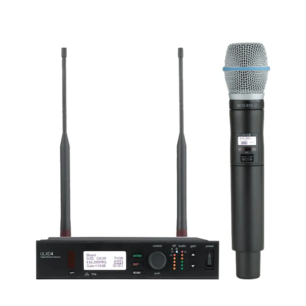 Портативный конденсаторный микрофон для караоке UHF ULXD4 BETA58 BETA87 KSM8/9