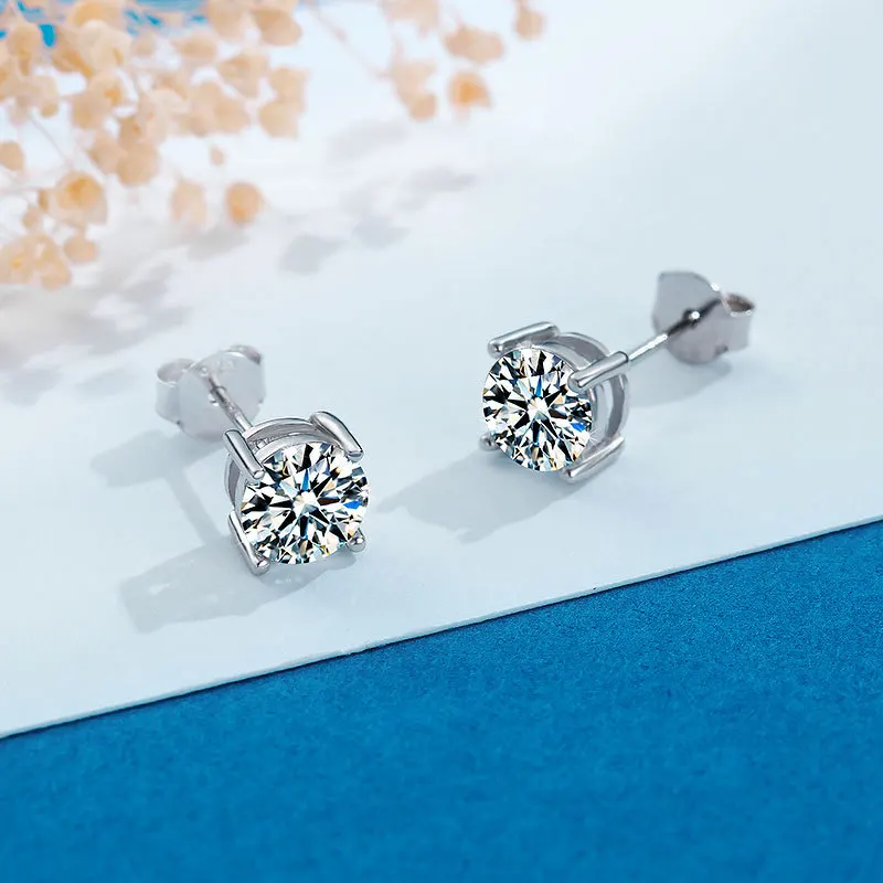 

Серьги женские из серебра 0,5 пробы с блестками 100%-2 карата