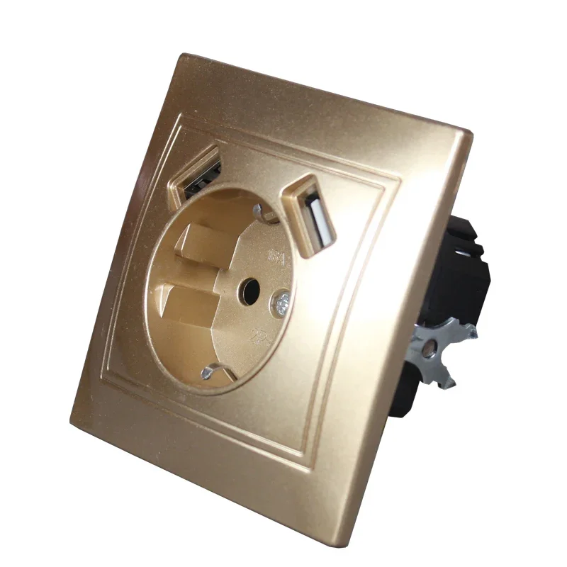 

Настенная розетка с двумя USB-портами, 5 В, 2 А