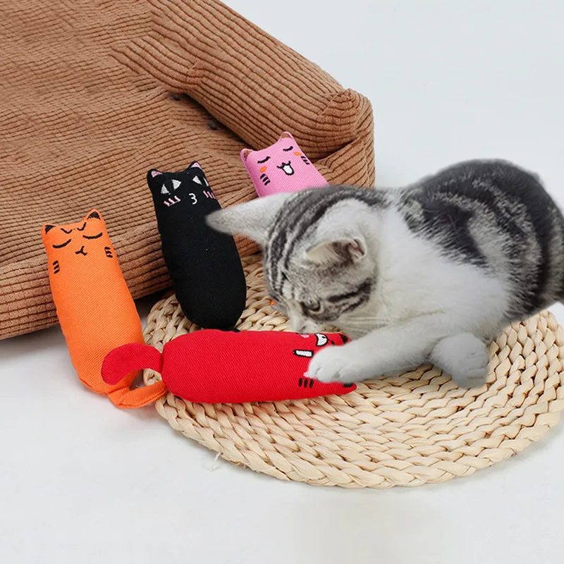 

Детская игрушка С Кошачьей Мятой, товары для кошек, домашних животных, милые игрушки для котят, шлифовальные зубы, плюшевая подушка для боль...