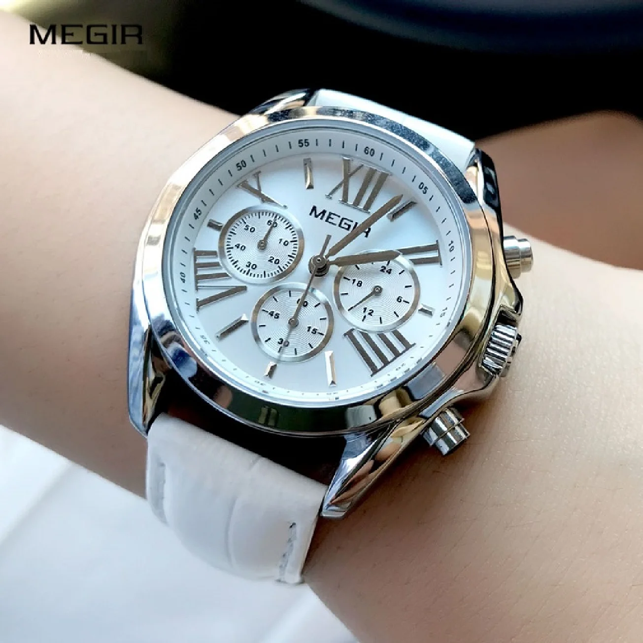 Enlarge Women Watches Top Brand Luxury MEGIR Quartz Ladies Female Bracelet Clock Lovers Relogio Reloj Mujer Zegarek Damski Montre Femme