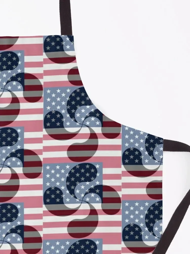 Американский баск Lauburu Duaadi Фартук для мужчин Стрижка с индивидуальным логотипом