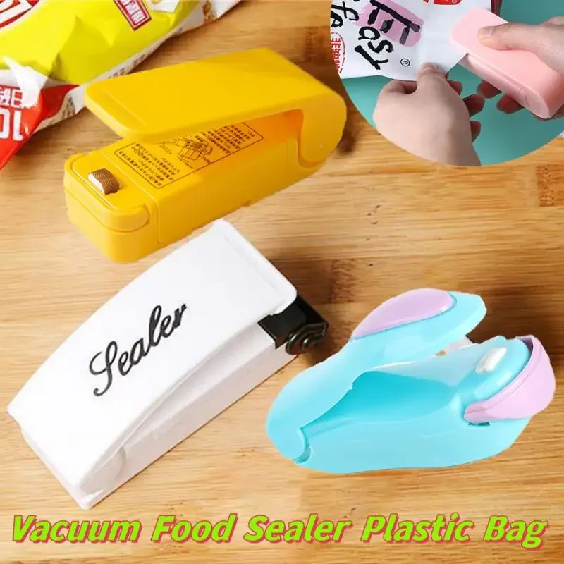 

Mini Household Sealing Machine Vacuum Food Sealer Plastic Bag Sealing Machine Food Bag Plastic Bag Storage Sealer (no Battery)
