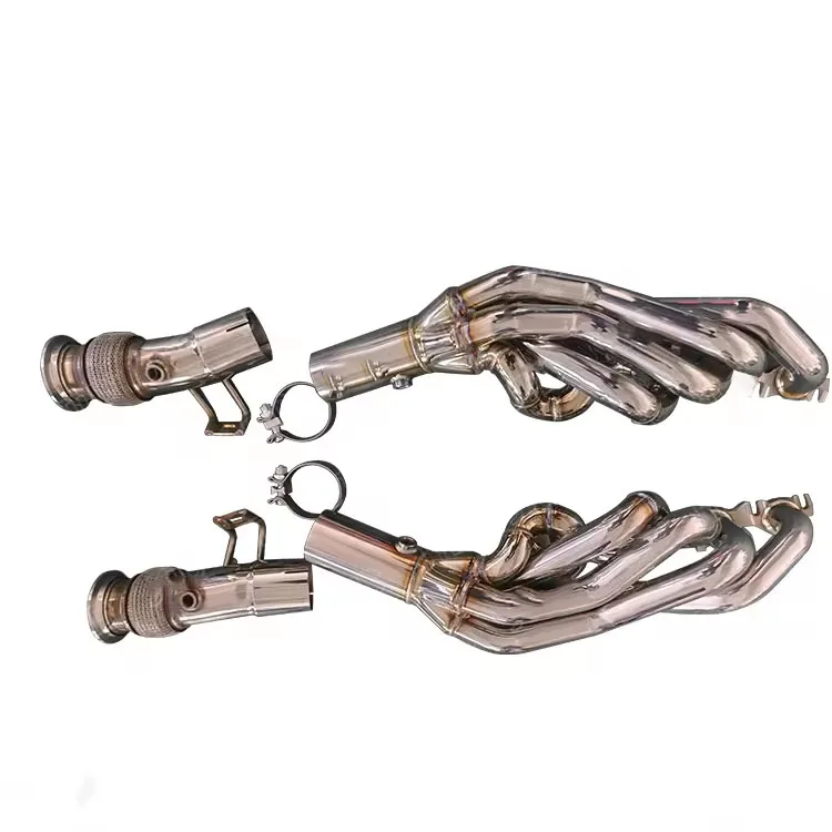 Коллекторы выпускного коллектора Xinaote для Audi R8 V10 5.2L 2010-2020 Lamborghini Gallardo LP Huracan LP580 LP610