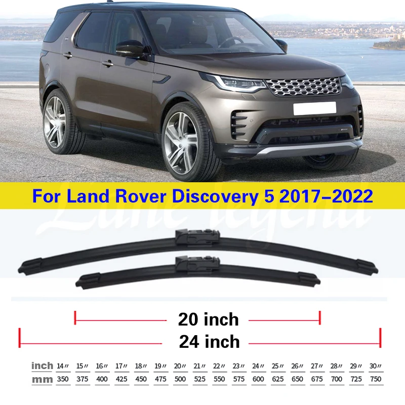 

Щетки стеклоочистителя для лобового стекла Land Rover Discovery 5 L462 2017 2018 2019 2020 2021 2022, 2 шт.