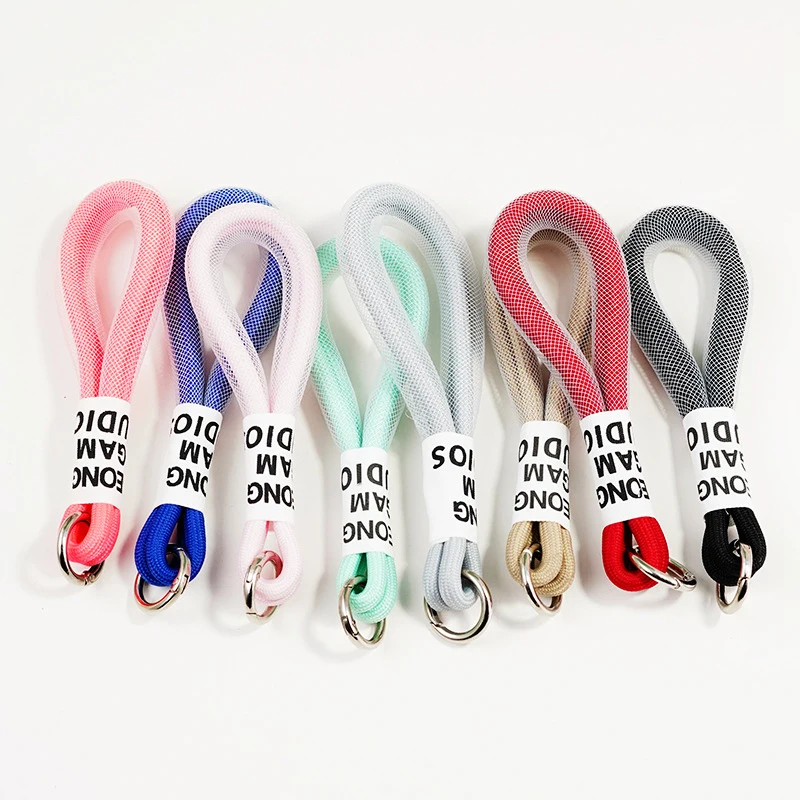 

Simple Creativity U Disk Pendant Mobile Phone Landyard Mobile Phone Chain Wrist Rope Mesh Personality Short Style Key Pendant
