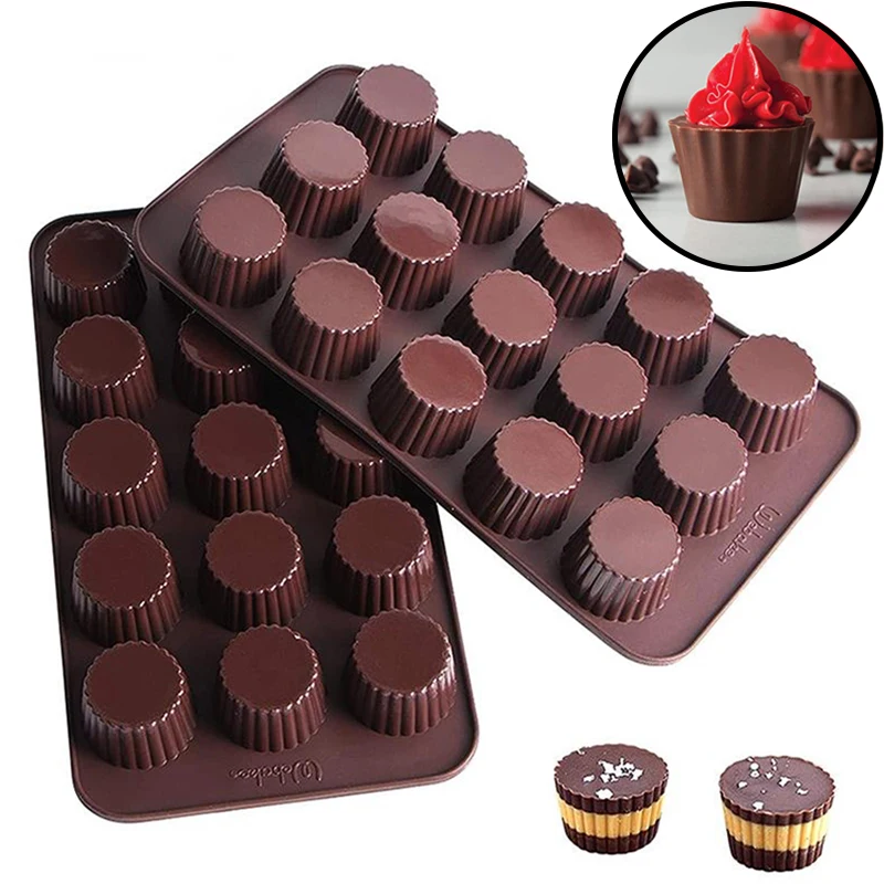 

Силиконовая форма для шоколадных конфет, 15 ячеек
