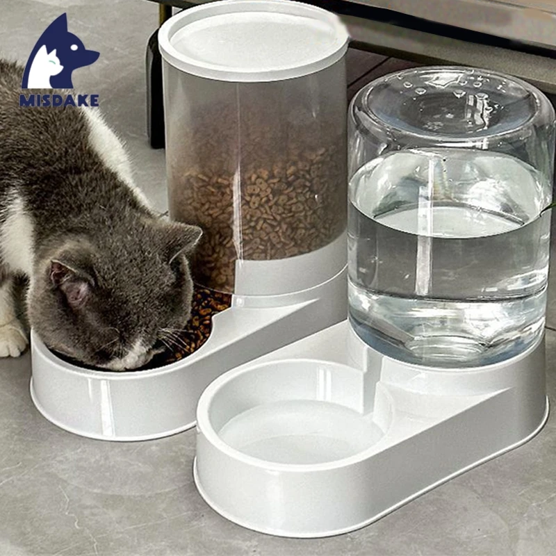 

Cat Feeder Automatic Home & Garden Dog Automatic Feeders Cat Supplies Cat Water Fountain Pump Cat Food Kibble Dispenser for Cat