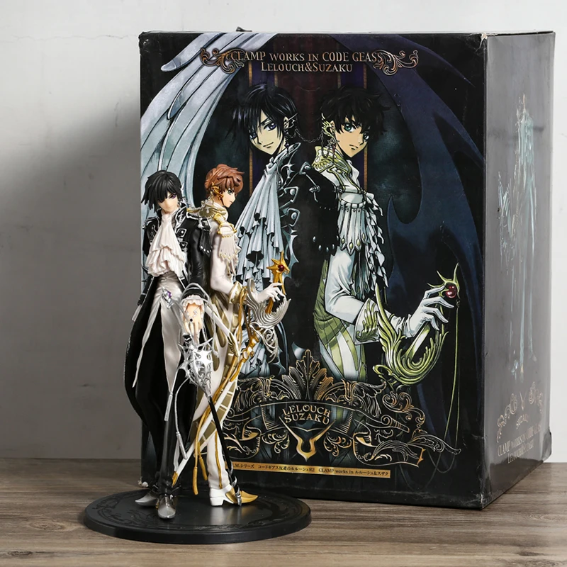 

22 см код GEASS Lelouch of The Rebel Lelouch Lamperouge Knight of Seven Аниме Фигурка Коллекционная модель из ПВХ