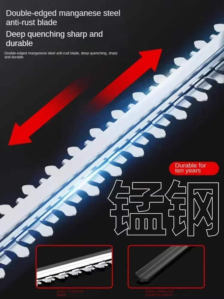 Electric Hedge Trimmer with Lithium Battery and Tea Harvester for Greening Garden Pruning