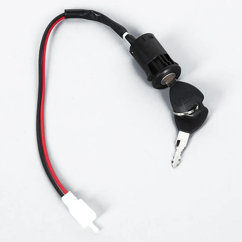 

Ignition Switch Lock And Key Set Two Positions For Electric Scooter Tricycle Plastic + Metal Applicable To Electric Vehicle
