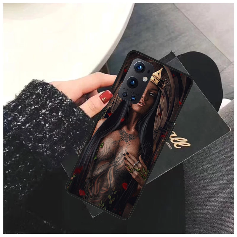 sexy sleeve tattoo girl phone case for oneplus 7 7t pro 8 8pro 8t 9 pro 9r 9rt nord2 oneplus n100 n10 n200 nord ce free global shipping