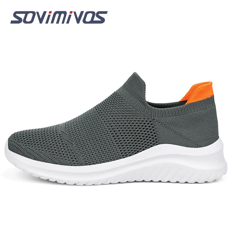 Outdoor Super Light Men Sneakers Fashion Breathable Running Sport Shoes Quality Slip-on Unisex Athletic Footwear 2022 Hot Sale