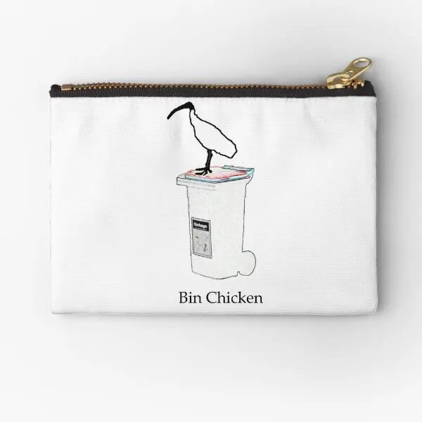 

Bin Chicken Zipper Pouches Pure Bag Pocket Panties Women Wallet Key Socks Storage Coin Cosmetic Small Underwear Packaging Men