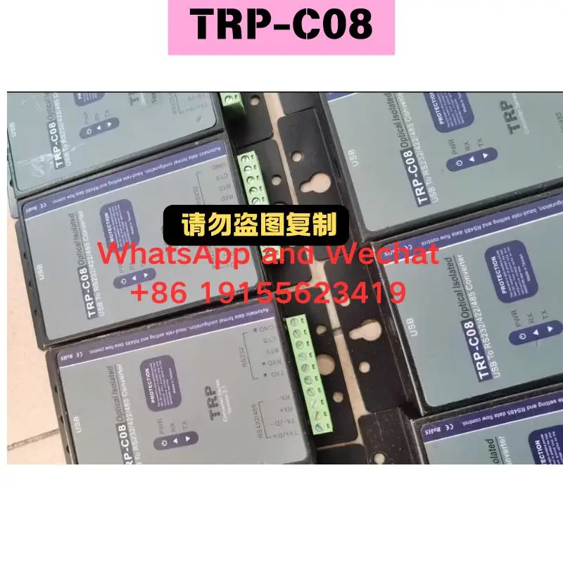 Б/у преобразователь RS232 в 422/485 TRP-C08 Trycom Функциональный тест ОК Быстрая доставка