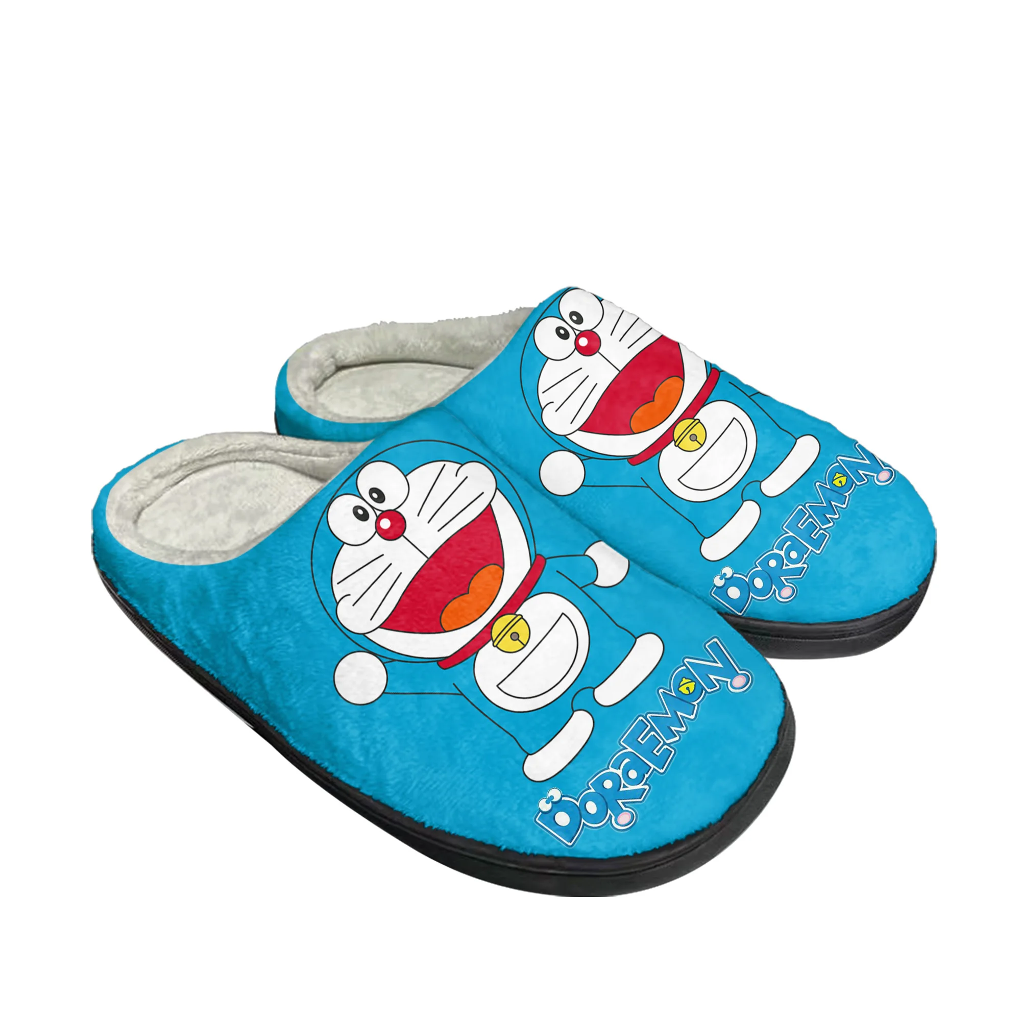 

Japanese Animation Doraemon Cartoon Home Cotton Custom Slippers Mens Womens Sandals Plush Casual Keep Warm Shoes Thermal Slipper