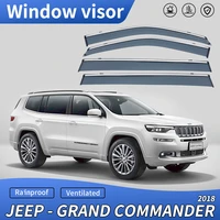 window visor for jeep grand commander suv auto door visor weathershields window protectors