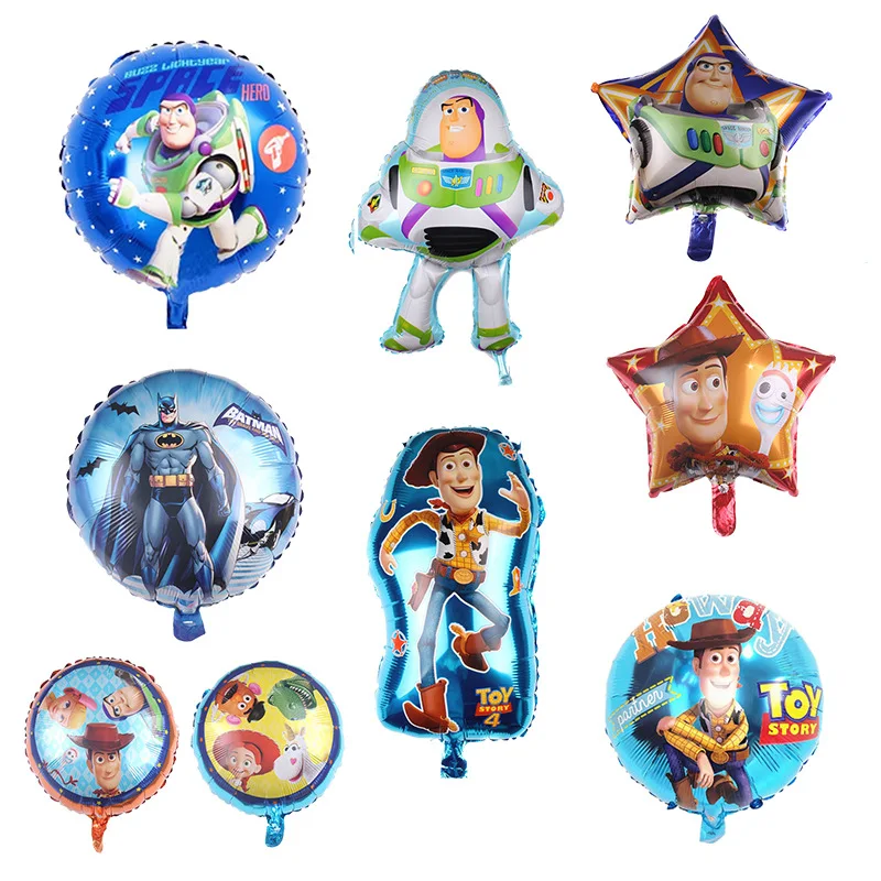 

Buzz Lightyear Balloons Cartoon Game Ballon Kids Theme Birthday Party Decoration Aluminium Foil Balloon Birthday Party