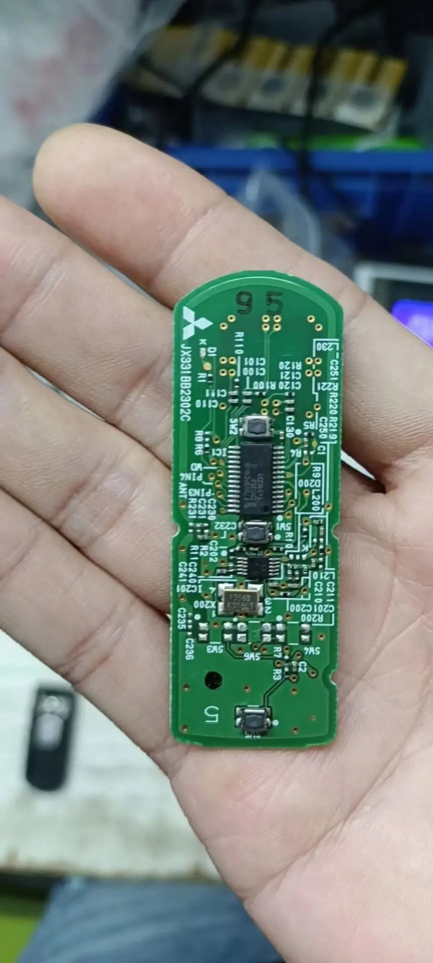 Умный дистанционный ключ KEYECU OEM Board с 3 4 кнопками чипом ID49 433 МГц для Mazda Mitsubishi System