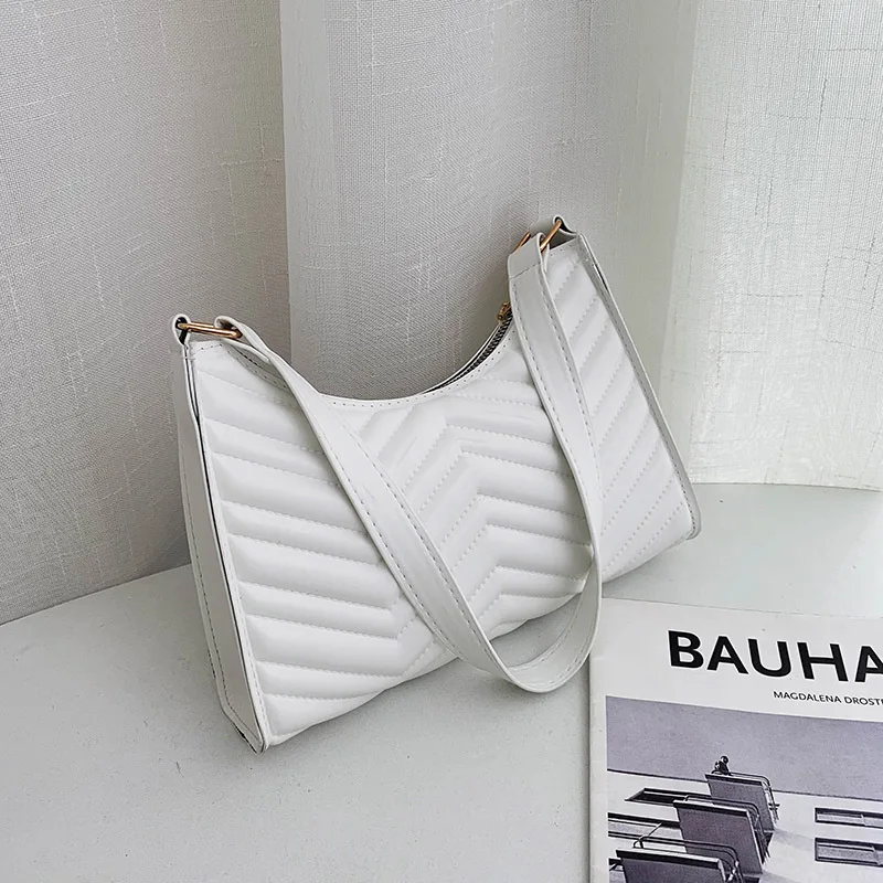 

Designer Fashion Ruched Crossbody Bag PU Waterproof Ladies Purses Girl Pure Color Square Purses and Handbags