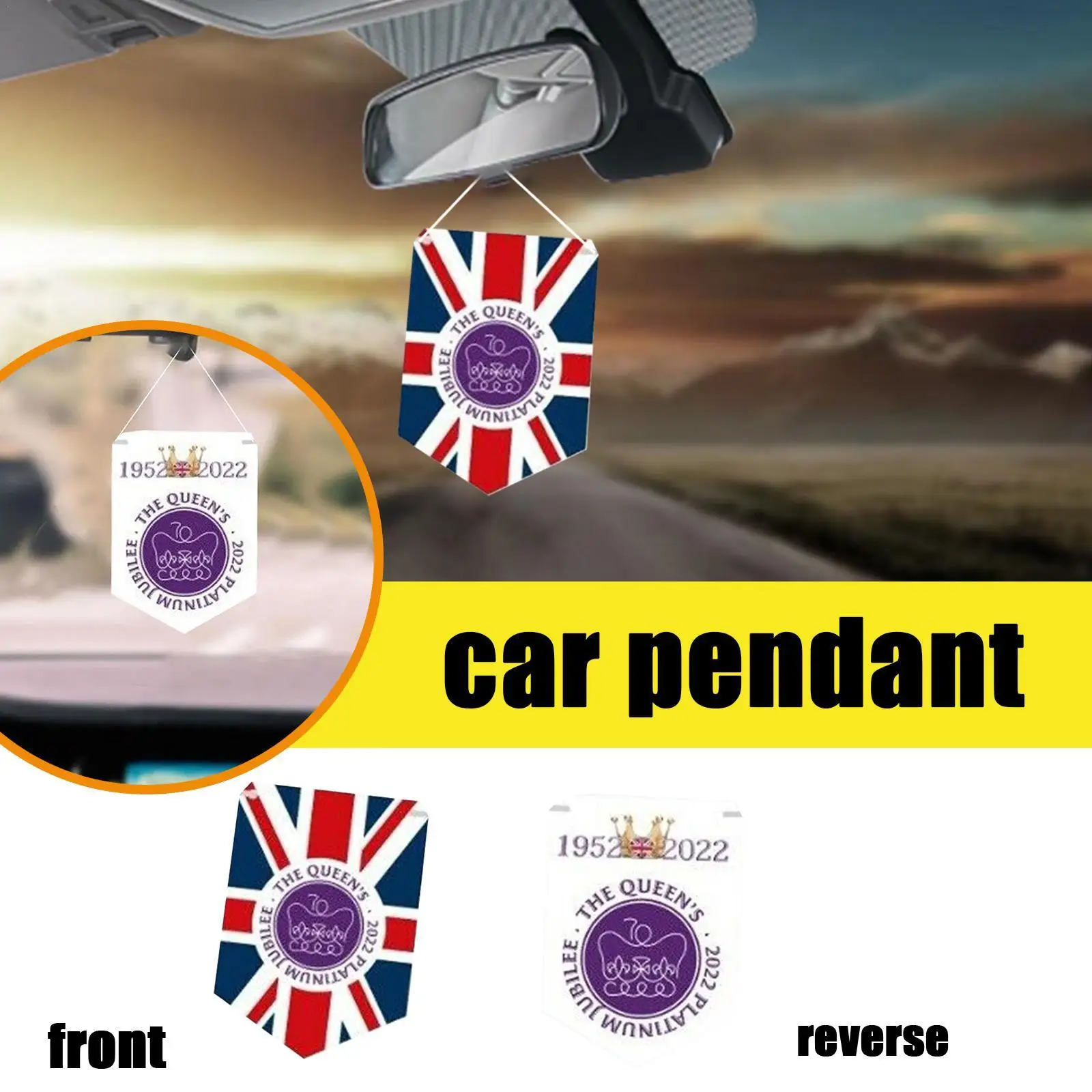 10Pcs UK Flag Car Sticker Queen Of England Commemorative Stickers England Flag Decal For Automotive Vehicles Car Accessories