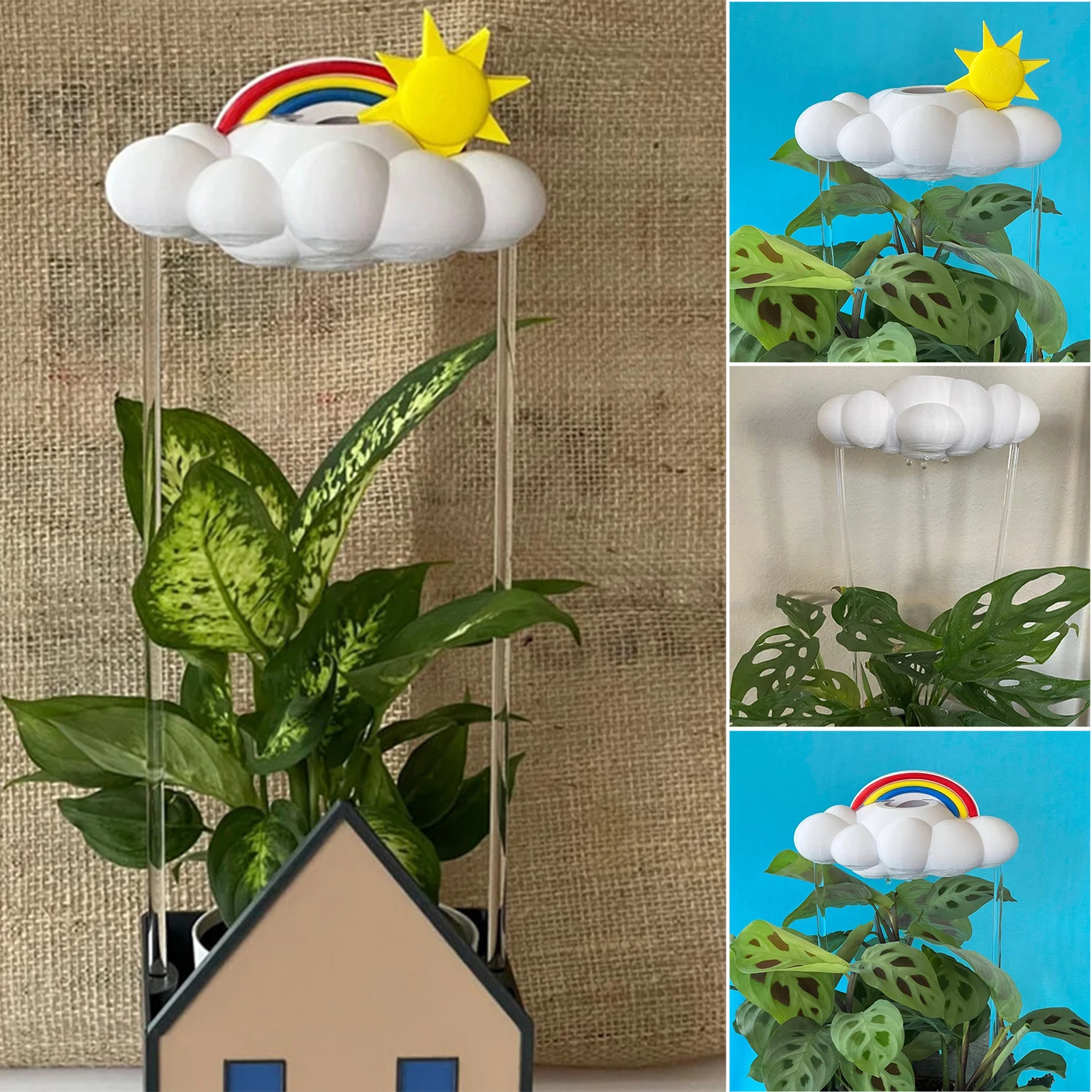 

Drip Rainy Cloud Watering Tool House Plant Accessory Creative Water Sprinkler Cute Fashion Design _WK