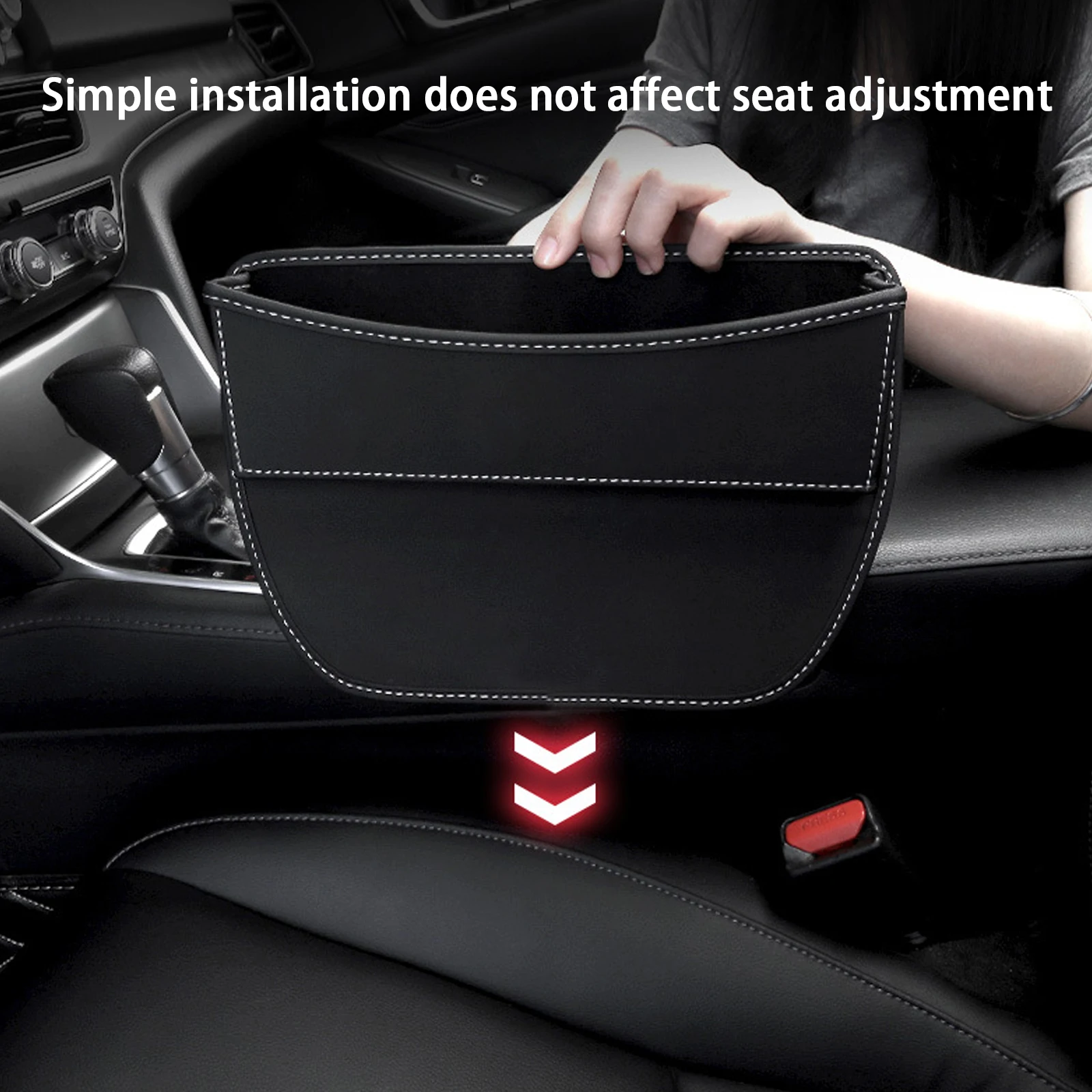 

Car Seat Gap Storage Bag Auto Crevice Box Card Phone Holder Seat Side Organizers Pockets for Car Interior Accessories